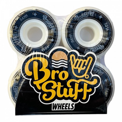Колеса для скейтборда Bro Stuff Original Logo Black 101A 54мм