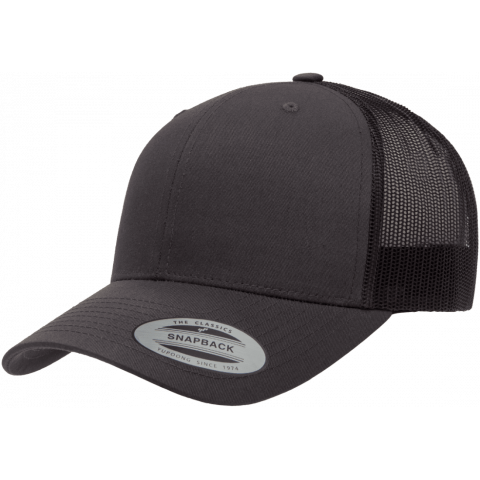 Кепка FlexFit 6606 Retro Trucker - Charcoal Кепка FlexFit 6606 Retro Trucker - Charcoal